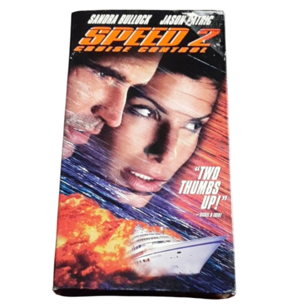Speed 2 cruise control VHS video tape movie